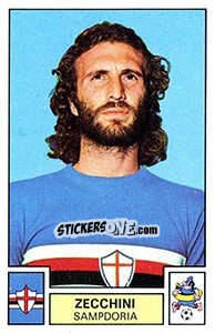 Figurina Zecchini - Calciatori 1975-1976 - Panini