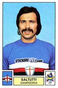 Figurina Salutti - Calciatori 1975-1976 - Panini