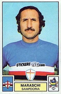Sticker Maraschi - Calciatori 1975-1976 - Panini