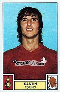 Figurina Santin - Calciatori 1975-1976 - Panini