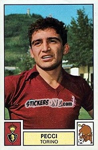 Sticker Pecci - Calciatori 1975-1976 n. 284 - Panini