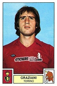 Sticker Graziani - Calciatori 1975-1976 - Panini