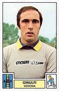 Cromo Ginulfi - Calciatori 1975-1976 - Panini