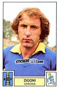 Sticker Zigoni - Calciatori 1975-1976 n. 307 - Panini
