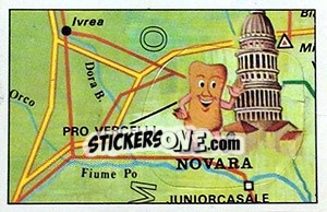 Sticker Novara - Calciatori 1975-1976 - Panini