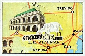 Sticker L.R. Vicenza - Calciatori 1975-1976 - Panini