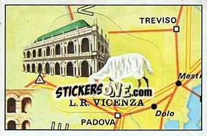 Sticker L.R. Vicenza - Calciatori 1975-1976 n. 322 - Panini