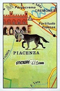 Sticker Piacenza - Calciatori 1975-1976 - Panini