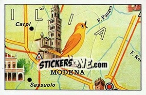Sticker Modena - Calciatori 1975-1976 - Panini