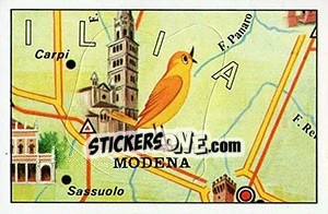 Sticker Modena - Calciatori 1975-1976 n. 325 - Panini
