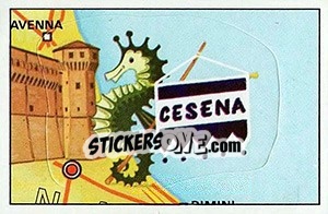 Sticker Cesena - Calciatori 1975-1976 n. 329 - Panini