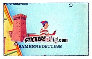 Sticker Sambenedettese - Calciatori 1975-1976 n. 335 - Panini