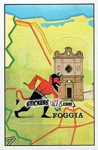 Sticker Foggia - Calciatori 1975-1976 n. 341 - Panini