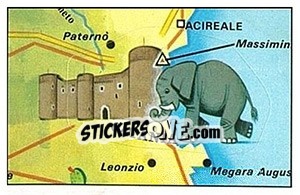 Sticker Catania - Calciatori 1975-1976 n. 347 - Panini