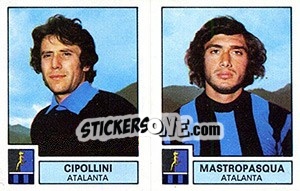 Sticker Cipollini / Mastropasqua - Calciatori 1975-1976 n. 351 - Panini