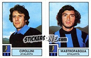 Figurina Cipollini / Mastropasqua - Calciatori 1975-1976 - Panini