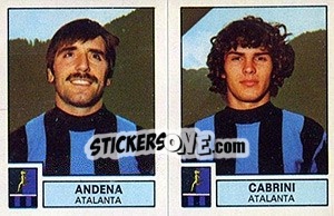 Sticker Andena / Cabrini - Calciatori 1975-1976 - Panini