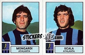 Sticker Mongardi / Scala - Calciatori 1975-1976 - Panini