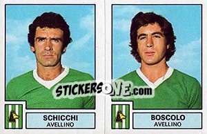 Sticker Schicchi / Boscolo - Calciatori 1975-1976 n. 360 - Panini
