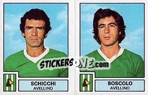 Cromo Schicchi / Boscolo - Calciatori 1975-1976 - Panini