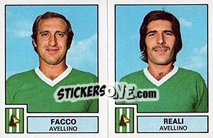 Sticker Facco / Reali - Calciatori 1975-1976 - Panini