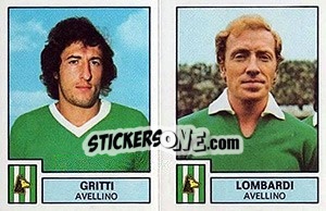 Cromo Gritti / Lombardi - Calciatori 1975-1976 - Panini