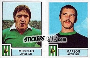 Cromo Musiello / Marson - Calciatori 1975-1976 - Panini