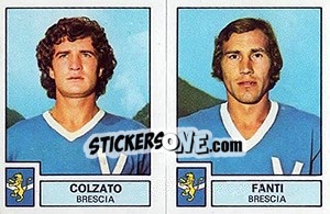 Sticker Colzato / Fanti - Calciatori 1975-1976 n. 375 - Panini