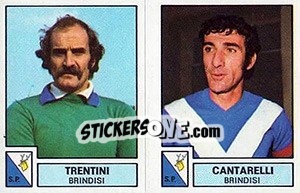 Sticker Trentini / Cantarelli - Calciatori 1975-1976 - Panini