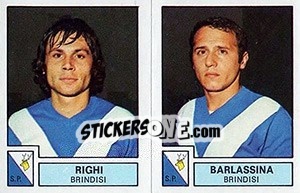 Sticker Righetti / Barlassina - Calciatori 1975-1976 - Panini