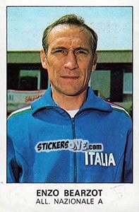 Figurina Enzo Bearzot - Calciatori 1975-1976 - Panini