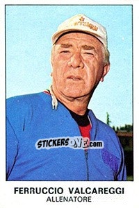 Sticker Ferruccio Valcatti - Calciatori 1975-1976 n. 394 - Panini