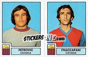 Cromo Petrocic / Fraccapani - Calciatori 1975-1976 - Panini