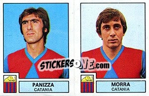 Sticker Panizza / Morra - Calciatori 1975-1976 n. 400 - Panini