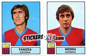 Cromo Panizza / Morra - Calciatori 1975-1976 - Panini