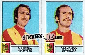 Figurina Maldera / Vignando - Calciatori 1975-1976 - Panini