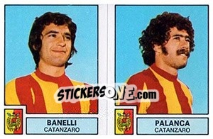 Sticker Banelli / Palanca - Calciatori 1975-1976 - Panini