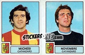 Sticker Michesi / Novembre - Calciatori 1975-1976 n. 410 - Panini