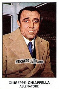 Sticker Giuseppe Chiappella - Calciatori 1975-1976 n. 414 - Panini