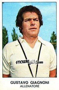 Sticker Gustavo Giagnoni - Calciatori 1975-1976 - Panini
