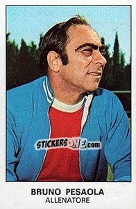 Sticker Bruno Pesaola - Calciatori 1975-1976 n. 417 - Panini