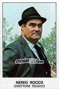 Sticker Nereo Rocco - Calciatori 1975-1976 n. 418 - Panini