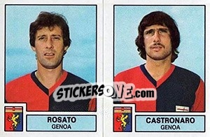 Sticker R. Castronaro / A. Castronaro - Calciatori 1975-1976 n. 431 - Panini