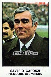 Sticker Saviero Garonzi - Calciatori 1975-1976 - Panini