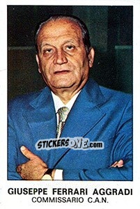 Sticker Giuseppe Ferrari Aggradi - Calciatori 1975-1976 n. 459 - Panini