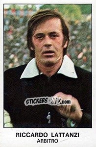 Sticker Riccardo Lattanzi - Calciatori 1975-1976 - Panini