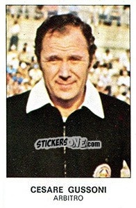 Sticker Cesare Giussoni - Calciatori 1975-1976 n. 465 - Panini