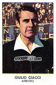 Cromo Giulio Ciacci - Calciatori 1975-1976 - Panini
