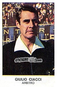 Figurina Giulio Ciacci - Calciatori 1975-1976 - Panini