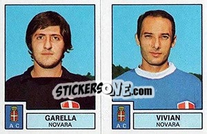 Sticker Garella / Vivian - Calciatori 1975-1976 n. 469 - Panini